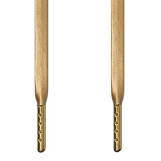 Gouden lederen schoenveters