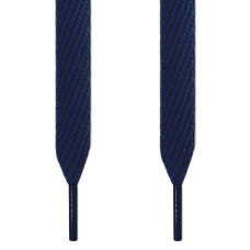 Extra brede donkerblauwe schoenveters