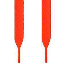 Extra brede fluoriserend oranje schoenveters