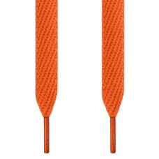 Extra brede oranje schoenveters