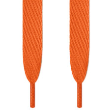 Super brede oranje schoenveters