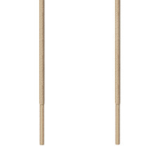 Dunne ronde lichtbruine schoenveters