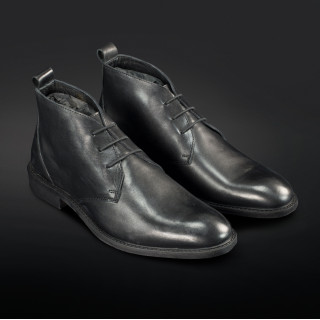 Zwarte ¨Strikloze¨ schoenveters voor nette schoenen