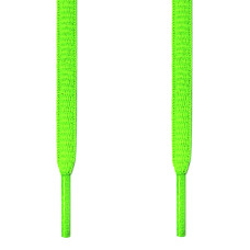 Ovale fluo groene schoenveters