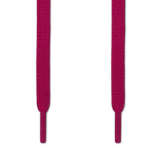 Elastische platte hot pink schoenveters (zonder strik)