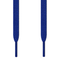 Platte blauwe schoenveters