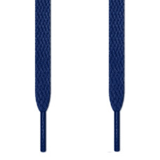 Platte donkerblauwe schoenveters