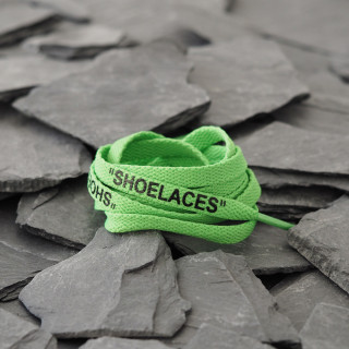 Groene OFF-WHITE Schoenveters