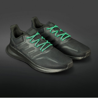 Adidas Yeezy - Schoenveters Zwart met Groen